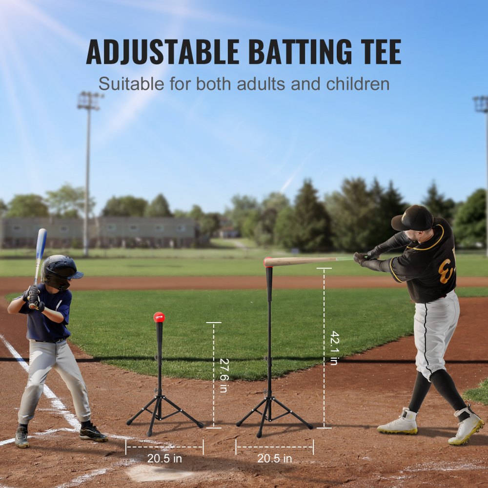 ODDTOOLS 7x7 ft Baseball Softball Practice Net, Portable Baseball Training Net for Hitting Batting Catching Pitching, Backstop Baseball Equipment with Bow Frame, Carry Bag, Strike Zone, Ball, Batting Tee