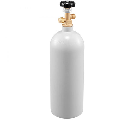 ODDTOOLS 5 Lbs CO2 Tank Aluminum Gas Cylinder, Brand New CO2 Cylinder with Gray Spray Coating, CO2 Tank with CGA320 Valve, For Draft Soda Beer