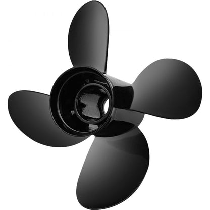 ODDTOOLS Outboard Propeller, Replace for OEM 48-8M8026630, 4-Blade 10.3\" x 13\" Aluminum Boat Propeller, Compatible with Mercury Mariner 25HP Bigfoot/Command Thrust 60Hp Outboard, 13 Tooth Splines, RH