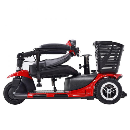 ODDTOOLS 3 Wheel Folding Mobility Scooter for Adults & Seniors, Heavy-Duty Electric Powered Mobility Scooter & 12 Mile Long Range, All Terrain Travel Wheelchair with 9° Climbing Capacity, 265lb Capacity