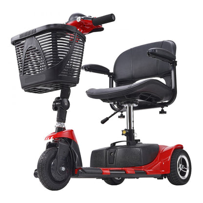 ODDTOOLS 3 Wheel Folding Mobility Scooter for Adults & Seniors, Heavy-Duty Electric Powered Mobility Scooter & 12 Mile Long Range, All Terrain Travel Wheelchair with 9° Climbing Capacity, 265lb Capacity