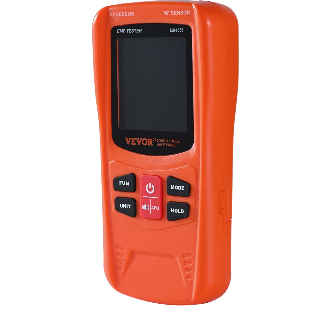 ODDTOOLS 3-in-1 EMF Meter, 5Hz-6GHz, Handheld Rechargeable Electromagnetic Field Radiation Detector, Digital LCD EMF Tester for EF MF RF Home Inspections Outdoor Ghost Hunting 5G Cell Tower Temperature