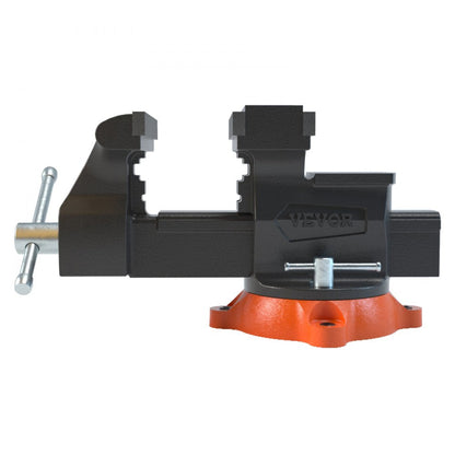 ODDTOOLS 6.5" Bench Vise w/ 360°Swivel Locking Base & Two-way Jaw Ductile Iron