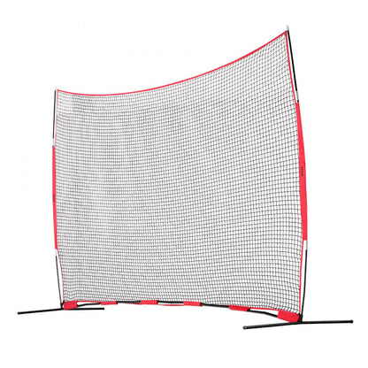 ODDTOOLS Barricade Backstop Net, 16x10 ft Ball Sports Barrier Netting, Portable Practice Equipment with Carry Bag, Protection Screen for Baseball Softball Lacrosse Soccer Hockey Training, for Backyard