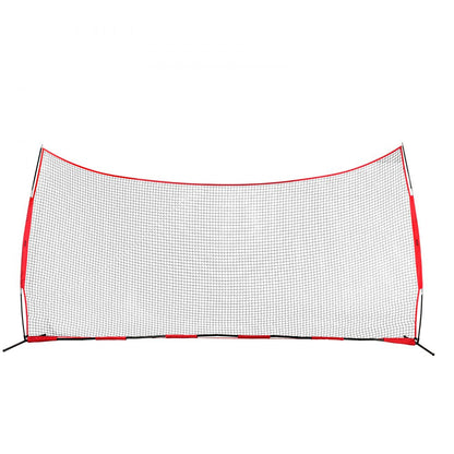 ODDTOOLS Barricade Backstop Net, 20x10 ft Ball Sports Barrier Netting, Portable Practice Equipment with Carry Bag, Protection Screen for Baseball Softball Lacrosse Soccer Hockey Training, for Backyard