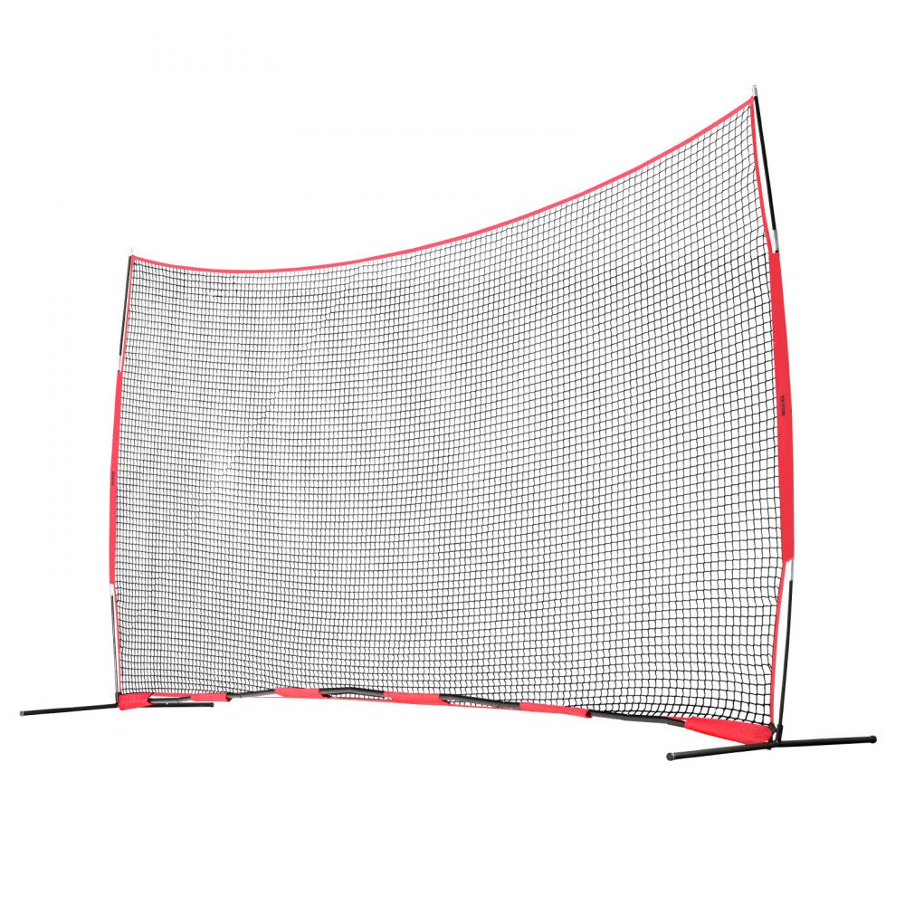 ODDTOOLS Barricade Backstop Net, 20x10 ft Ball Sports Barrier Netting, Portable Practice Equipment with Carry Bag, Protection Screen for Baseball Softball Lacrosse Soccer Hockey Training, for Backyard