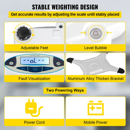 ODDTOOLS Analytical Balance, 5000g x 0.01g Accuracy Lab Scale, High Precision Electronic Analytical Balance, 13 Units Conversion, Counting Function, LCD Display, for Lab University Jewelry (5000g, 0.01g)