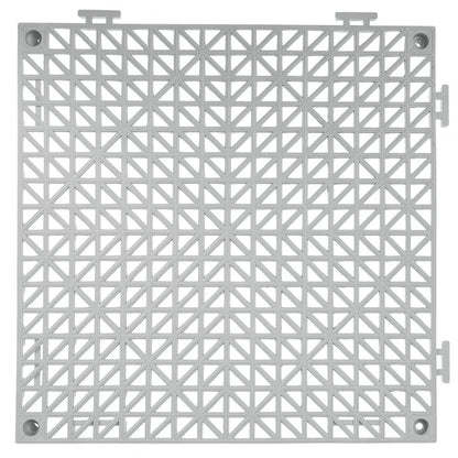 ODDTOOLS Interlocking Tile 50PCS Gray, Drainage Tiles 12" x 12" Splicing, Soft PVC Interlocking Drainage Floor Tiles, Non-Slip Drainage Holes for Restroom, Bathroom, Kitchen, Pool, Wet Areas