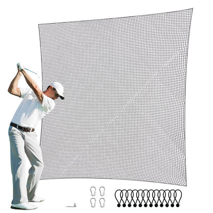 ODDTOOLS 10x10ft Golf Practice Net Indoor Hitting Net for Baseball Hockey Soccer