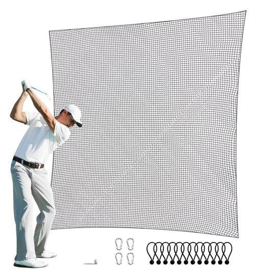 ODDTOOLS 10x15ft Golf Practice Net Indoor Hitting Net for Baseball Hockey Soccer