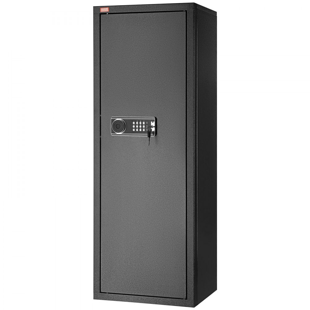 ODDTOOLS 8-10 Rifles Gun Safe, Rifle Safe with Lock & Digital Keypad, Quick Access Tall Gun Storage Cabinet with Removable Shelf, Rifle Cabinet for Home Rifle and Shotguns