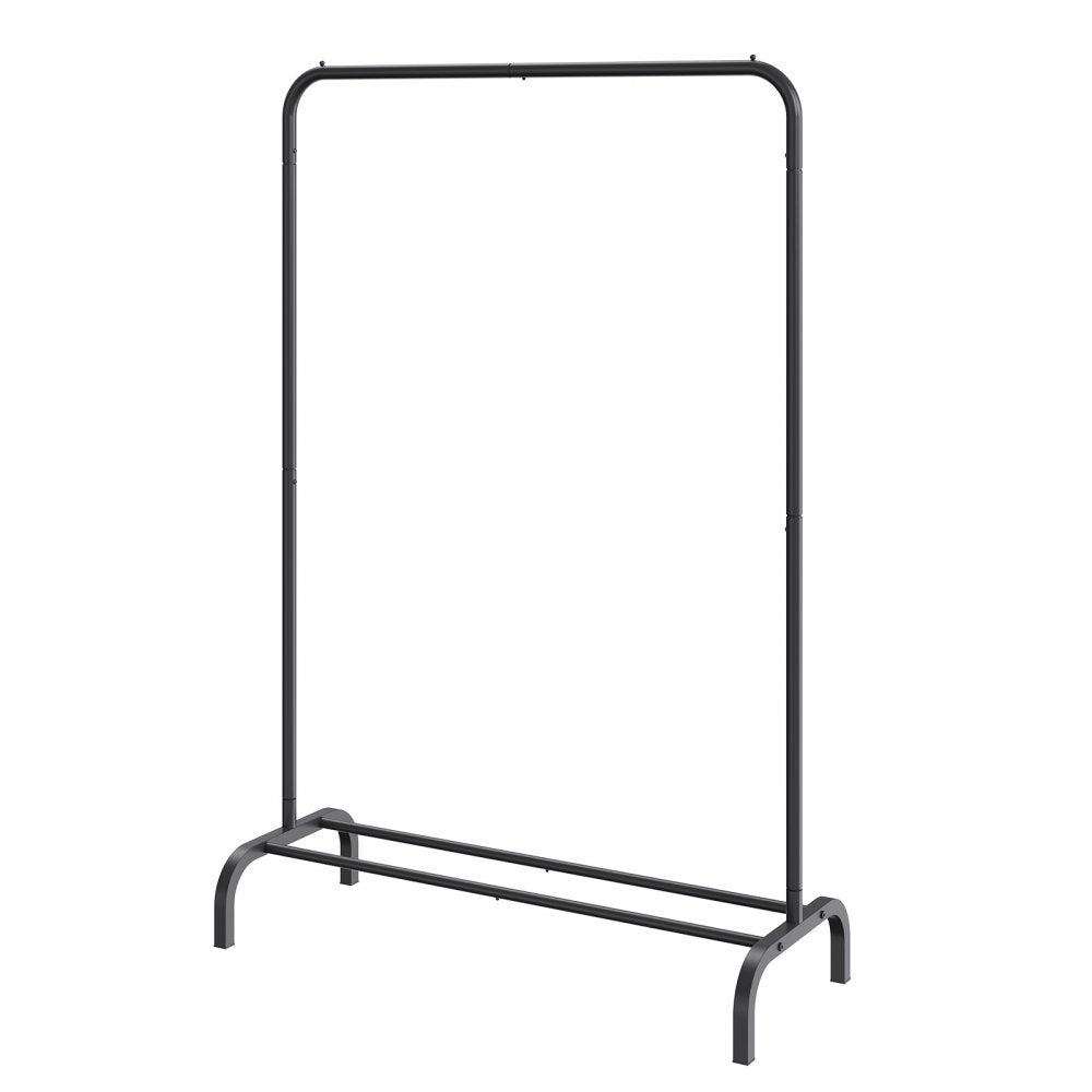 ODDTOOLS Clothes Rack, Heavy Duty Clothing Garment Rack with Hanging Rod and Bottom Storage Area, Clothing Rack for Bedroom Guest Room