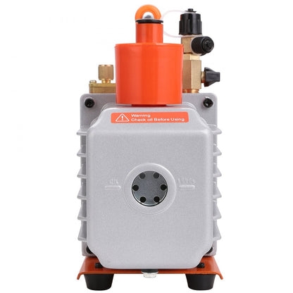 ODDTOOLS 1/2 HP 2 Stage Rotary Vane Vacuum Pump, 7 CFM, 120V Air Conditioning Vacuum Pump, 1/4" SAE Male 3/8" SAE Male 1/2" ACME Male Inlet, for HVAC Repair, Refrigeration Maintenance, Resin Degassing