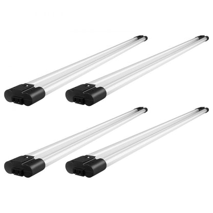 ODDTOOLS 4 Pack LED Shop Light, 4 FT, 40W Linkable Shop Light Fixture, 4500 LM Surface & Hanging Mount Ceiling Lights 59 in Power Cords with ON/OFF Switch, for Garage Warehouse Home Workkshop and Office