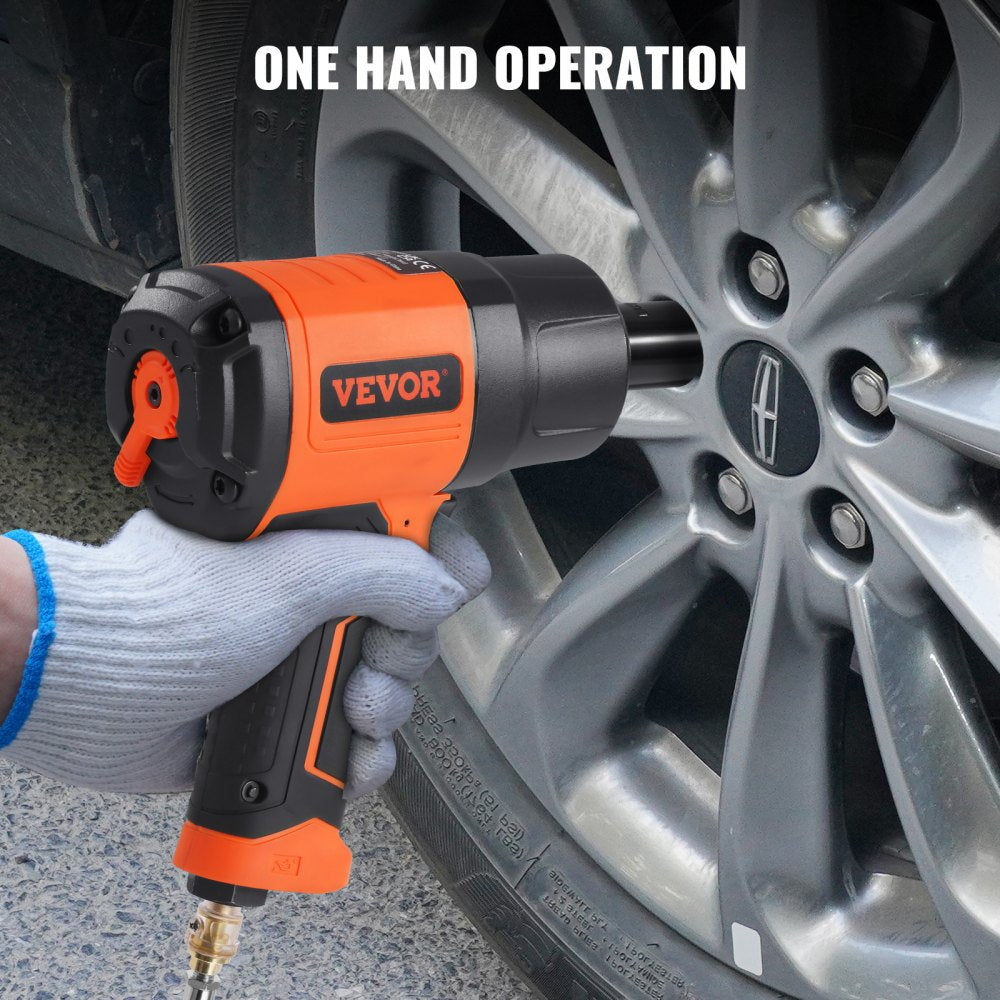 ODDTOOLS Air Impact Wrench 1/2" Square Drive 1400ft-lb Nut-busting Torque 90-120PSI