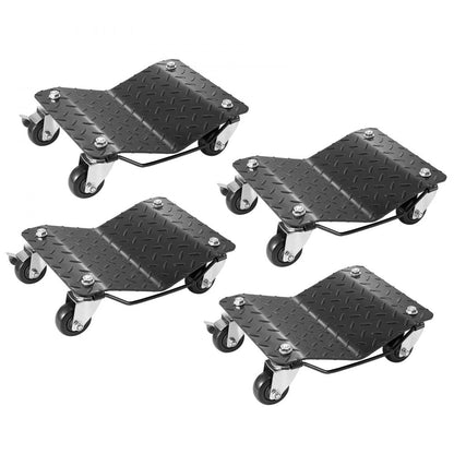 ODDTOOLS Wheel Dolly, 6000 lbs/2722 kg Car Moving Dolly, Wheel Dolly Car Tire Stake Set of 4 Piece, Heavy-duty Car Tire Dolly Cart Moving Cars, Trucks, Trailers, Motorcycles, and Boats