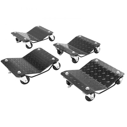 ODDTOOLS Wheel Dolly, 6000 lbs/2722 kg Car Moving Dolly, Wheel Dolly Car Tire Stake Set of 4 Piece, Heavy-duty Car Tire Dolly Cart Moving Cars, Trucks, Trailers, Motorcycles, and Boats