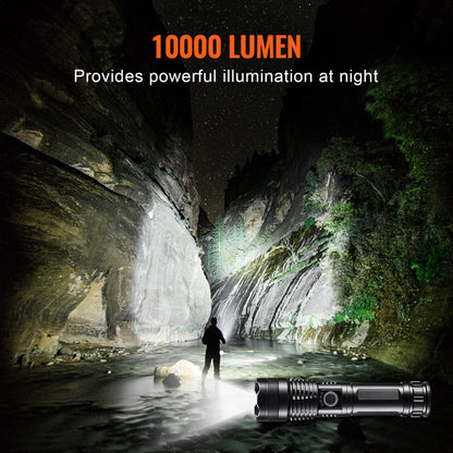 ODDTOOLS 10000 Lumen High Lumens Flashlight, 5 Lighting Modes Rechargeable