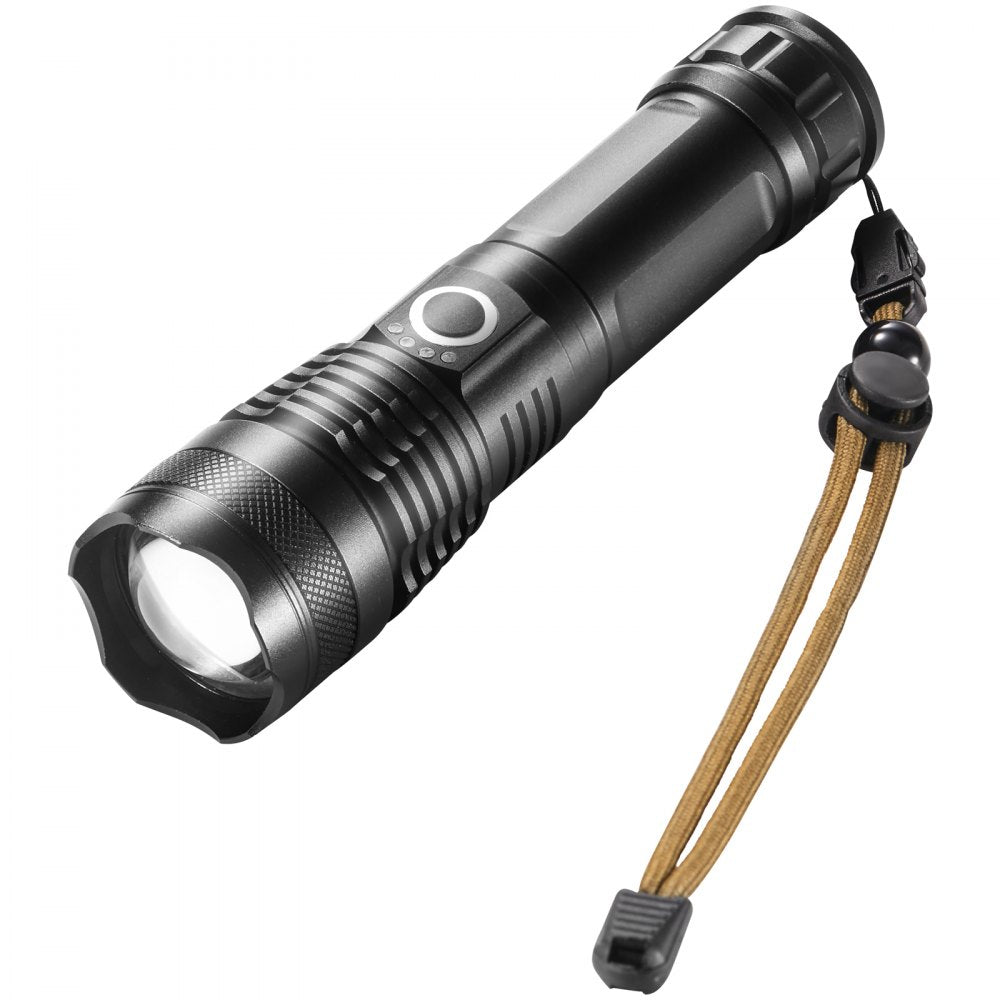 ODDTOOLS 10000 Lumen High Lumens Flashlight, 5 Lighting Modes Rechargeable