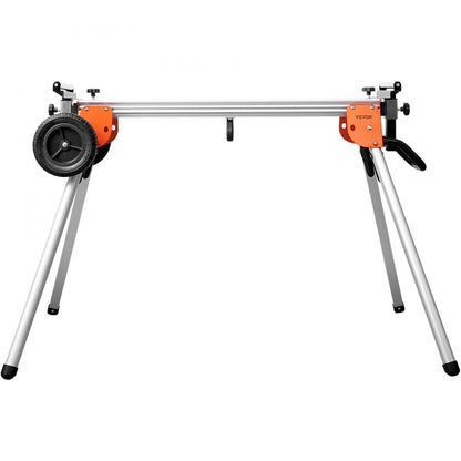 ODDTOOLS 100in Miter Saw Stand with One-piece Mounting Brackets Sliding Rail 500lbs