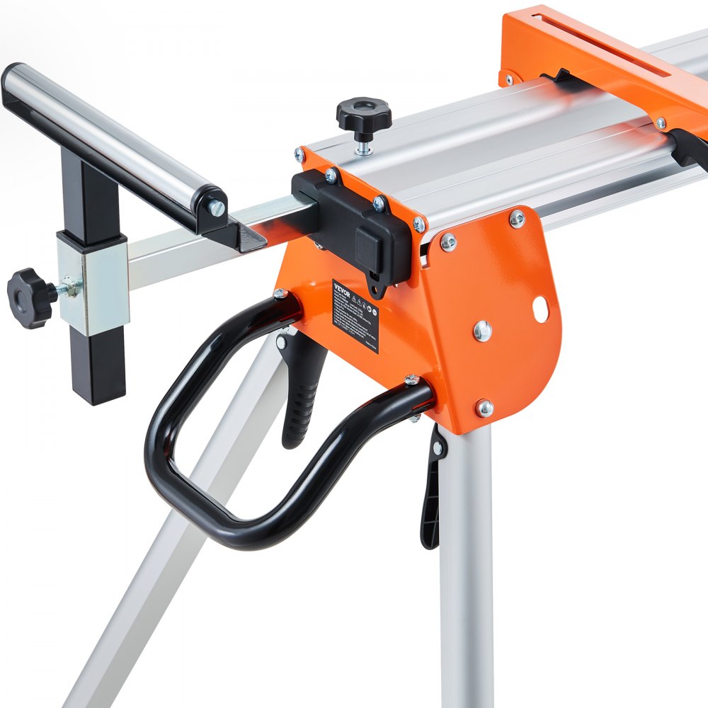 ODDTOOLS 100in Miter Saw Stand with One-piece Mounting Brackets Sliding Rail 500lbs