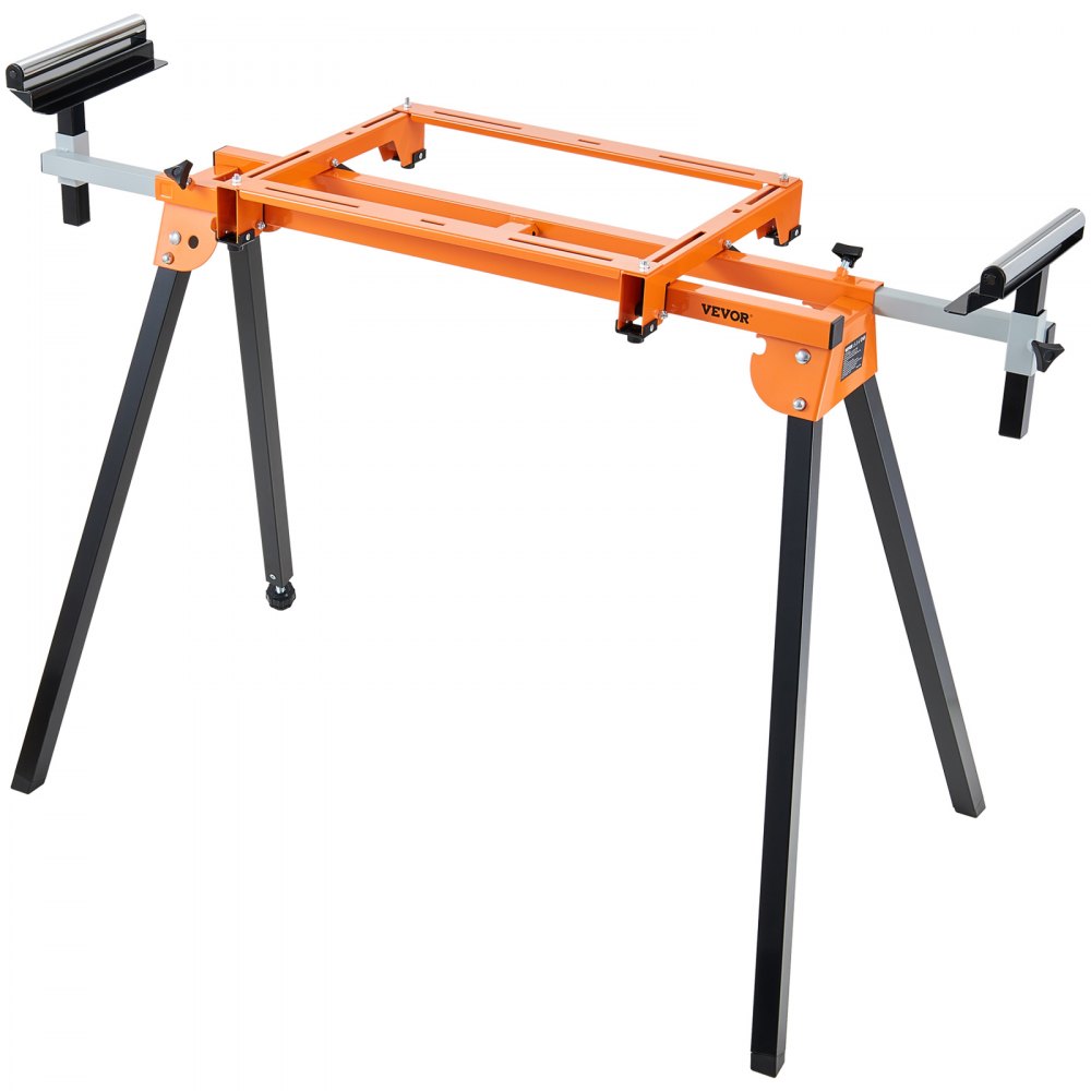 ODDTOOLS 79in Miter Saw Stand with One-piece Mounting Brackets Sliding Rail 330lbs