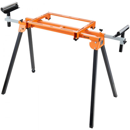 ODDTOOLS 79in Miter Saw Stand with One-piece Mounting Brackets Sliding Rail 330lbs