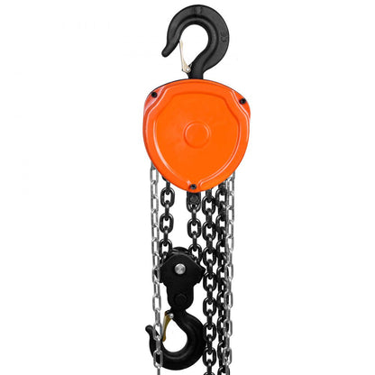 ODDTOOLS  2 Ton Hand Chain Hoist 10 FT Come Along, 4400 lbs Capacity G80 Galvanized Carbon Steel with Double-Pawl Brake, Auto Chain Leading & 360° Rotation Hook, for Garage Factory Dock