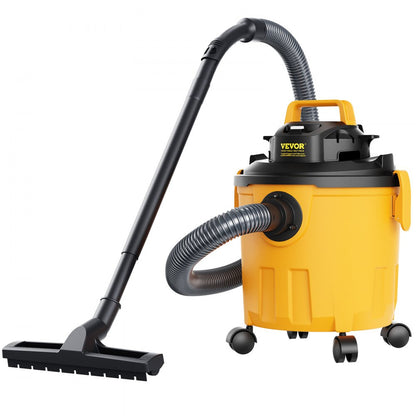 ODDTOOLS Shop Vacuum Wet And Dry, 5 Gallon 6 Peak HP Wet/Dry Vac, Powerful Suction with Blower Function with Attachments 2-in-1 Crevice Nozzle, Small Shop Vac Perfect for Carpet Debris, Pet Hair, Car