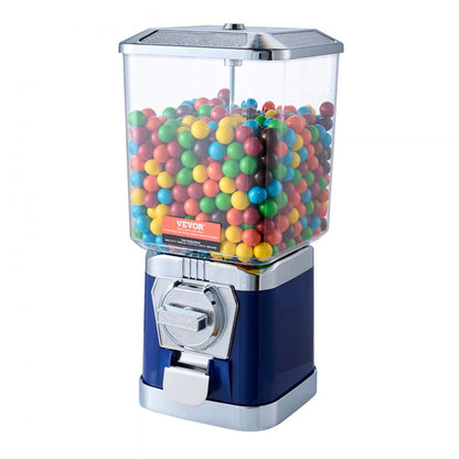 ODDTOOLS 17"H Gumball Machine Vending Coin Bank Vintage Candy Dispenser PC Bule