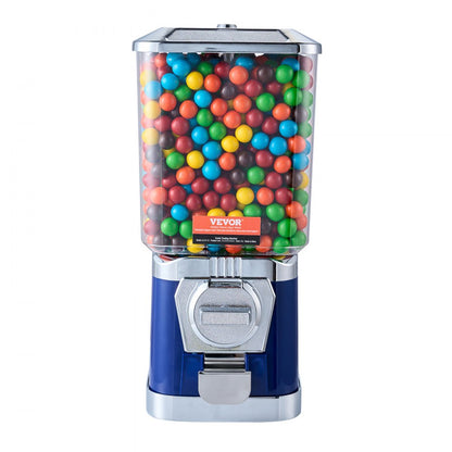 ODDTOOLS 17"H Gumball Machine Vending Coin Bank Vintage Candy Dispenser PC Bule