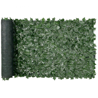 ODDTOOLS 39"x98" Artificial Faux Ivy Leaf Privacy Fence Screen with Mesh Cloth Backing