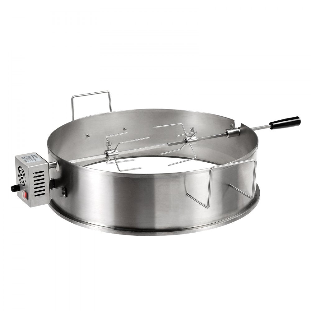 ODDTOOLS BBQ Rotisserie Ring Kit for 22" Kettle Charcoal Grills Stainless Steel