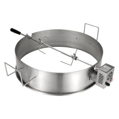 ODDTOOLS BBQ Rotisserie Ring Kit for 22" Kettle Charcoal Grills Stainless Steel