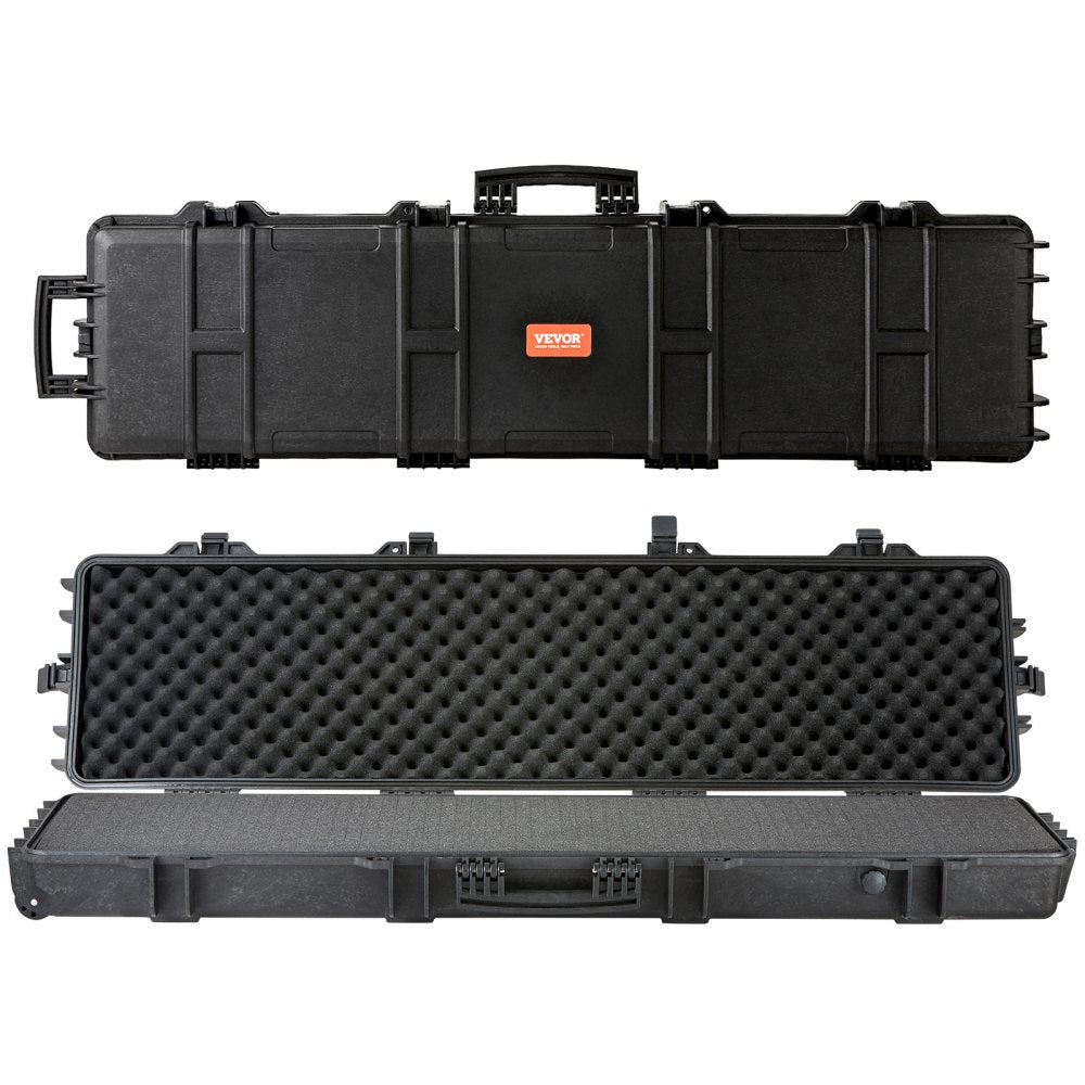 ODDTOOLS Tactical Range Case, Outdoor Tactical Hard Case with 3 Layers Fully-protective Foams, 50 inch lockable Hard Tactical Range Case with Wheels, IP67 Waterproof & Crushproof