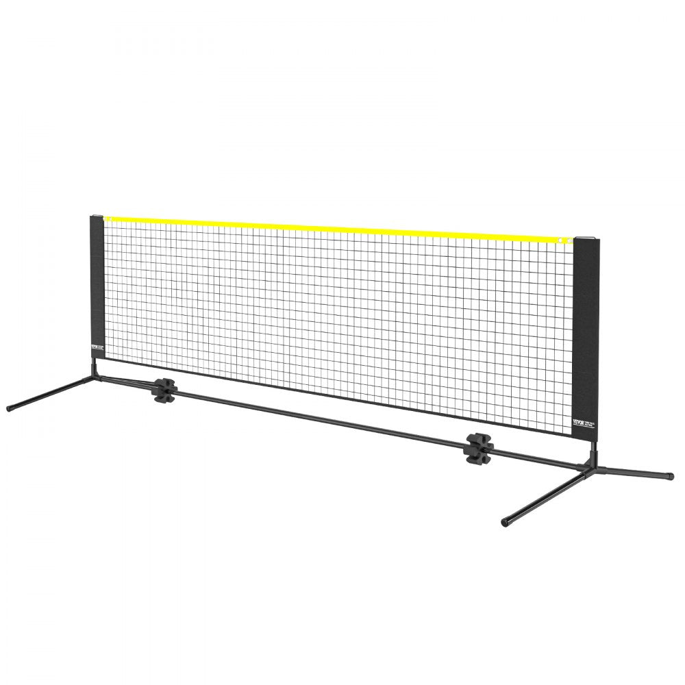 ODDTOOLS Badminton Net, Height Adjustable Volleyball Net, 10ft Wide Foldable Pickleball Net, Portable Easy Setup Tennis Net Set with Poles, Stand and Carry Bag, for Kids Backyard Game Indoor Outdoor Use