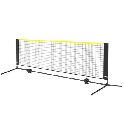 ODDTOOLS Badminton Net, Height Adjustable Volleyball Net, 10ft Wide Foldable Pickleball Net, Portable Easy Setup Tennis Net Set with Poles, Stand and Carry Bag, for Kids Backyard Game Indoor Outdoor Use