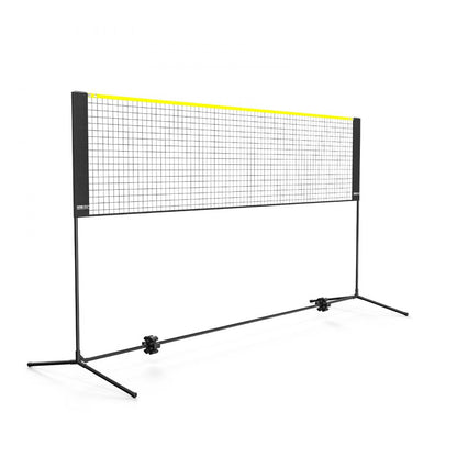 ODDTOOLS Badminton Net, Height Adjustable Volleyball Net, 10ft Wide Foldable Pickleball Net, Portable Easy Setup Tennis Net Set with Poles, Stand and Carry Bag, for Kids Backyard Game Indoor Outdoor Use