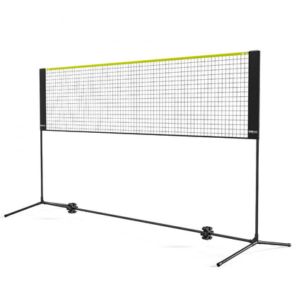 ODDTOOLS Badminton Net, Height Adjustable Volleyball Net, 10ft Wide Foldable Pickleball Net, Portable Easy Setup Tennis Net Set with Poles, Stand and Carry Bag, for Kids Backyard Game Indoor Outdoor Use