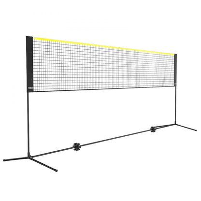 ODDTOOLS Badminton Net, Height Adjustable Volleyball Net, 14ft Wide Foldable Pickleball Net, Portable Easy Setup Tennis Net Set with Poles, Stand and Carry Bag, for Kids Backyard Game Indoor Outdoor Use