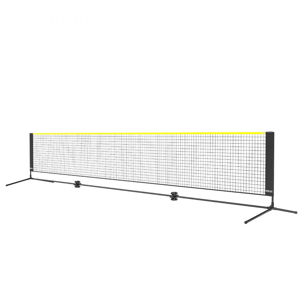 ODDTOOLS Badminton Net, Height Adjustable Volleyball Net, 17ft Wide Foldable Pickleball Net, Portable Easy Setup Tennis Net Set with Poles, Stand and Carry Bag, for Kids Backyard Game Indoor Outdoor Use