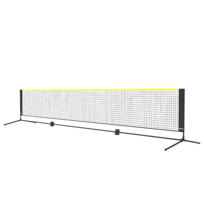 ODDTOOLS Badminton Net, Height Adjustable Volleyball Net, 17ft Wide Foldable Pickleball Net, Portable Easy Setup Tennis Net Set with Poles, Stand and Carry Bag, for Kids Backyard Game Indoor Outdoor Use