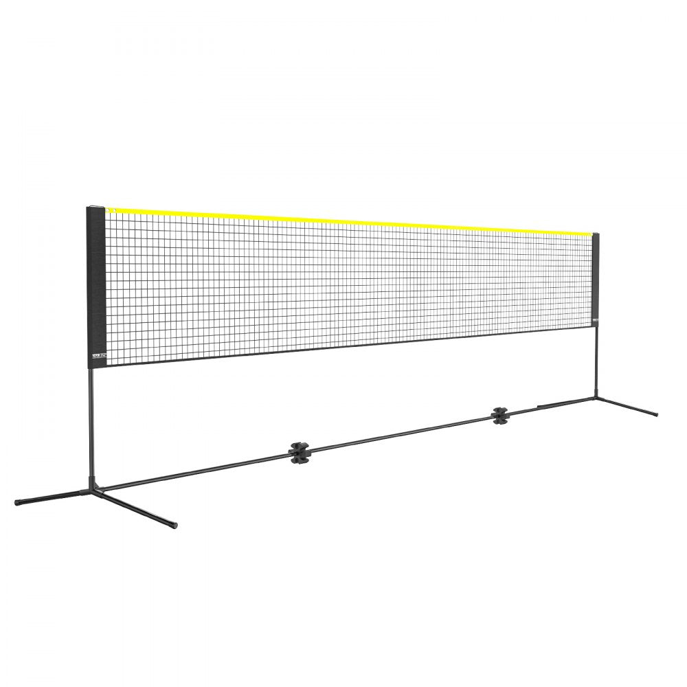 ODDTOOLS Badminton Net, Height Adjustable Volleyball Net, 17ft Wide Foldable Pickleball Net, Portable Easy Setup Tennis Net Set with Poles, Stand and Carry Bag, for Kids Backyard Game Indoor Outdoor Use