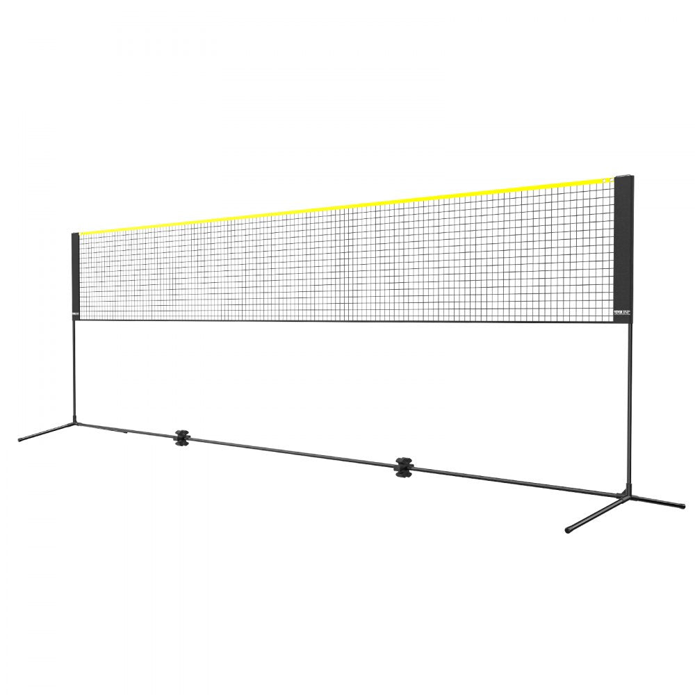 ODDTOOLS Badminton Net, Height Adjustable Volleyball Net, 17ft Wide Foldable Pickleball Net, Portable Easy Setup Tennis Net Set with Poles, Stand and Carry Bag, for Kids Backyard Game Indoor Outdoor Use