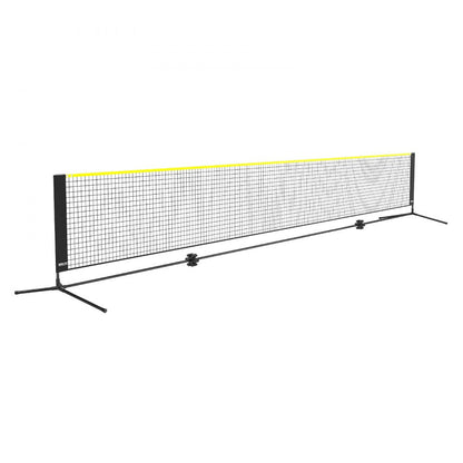 ODDTOOLS Badminton Net, Height Adjustable Volleyball Net, 20ft Wide Foldable Pickleball Net, Portable Tennis Net Set with Poles, Stand, Bag, Rackets, Nylon Shuttlecocks, Kid Backyard Indoor Outdoor Use