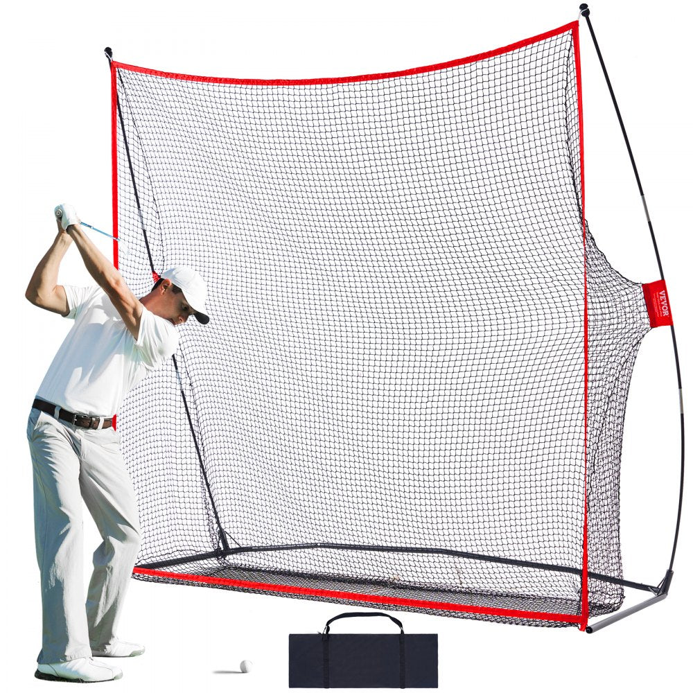 ODDTOOLS 7.8x7ft Golf Practice Hitting Net Indoor Personal Driving Range Training