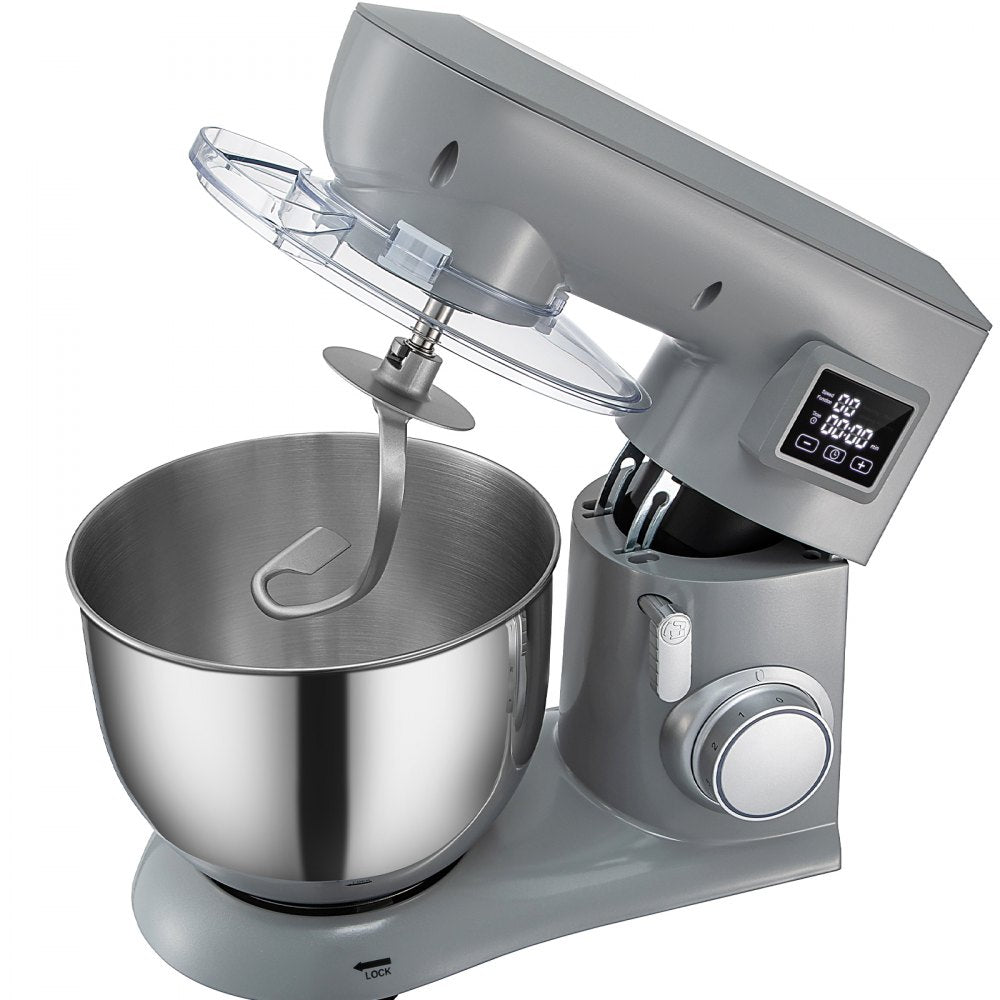 ODDTOOLS 450W Stand Mixer 6-Speed Tilt-Head Dough Mixer 7.4 Qt Bowl 3 Attachments