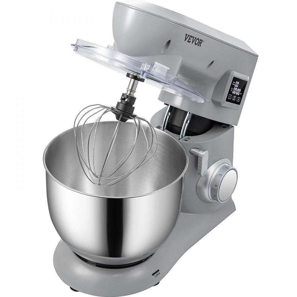 ODDTOOLS 450W Stand Mixer 6-Speed Tilt-Head Dough Mixer 7.4 Qt Bowl 3 Attachments